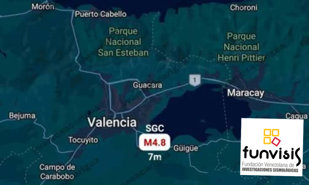 Foto: Cortesía / Dos sismos de magnitud 4,0 y 2,6 en las regiones de San Carlos y Acarigua este martes